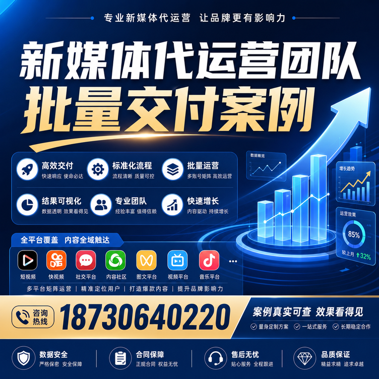白城代运营公司多客户账号批量高效交付案例