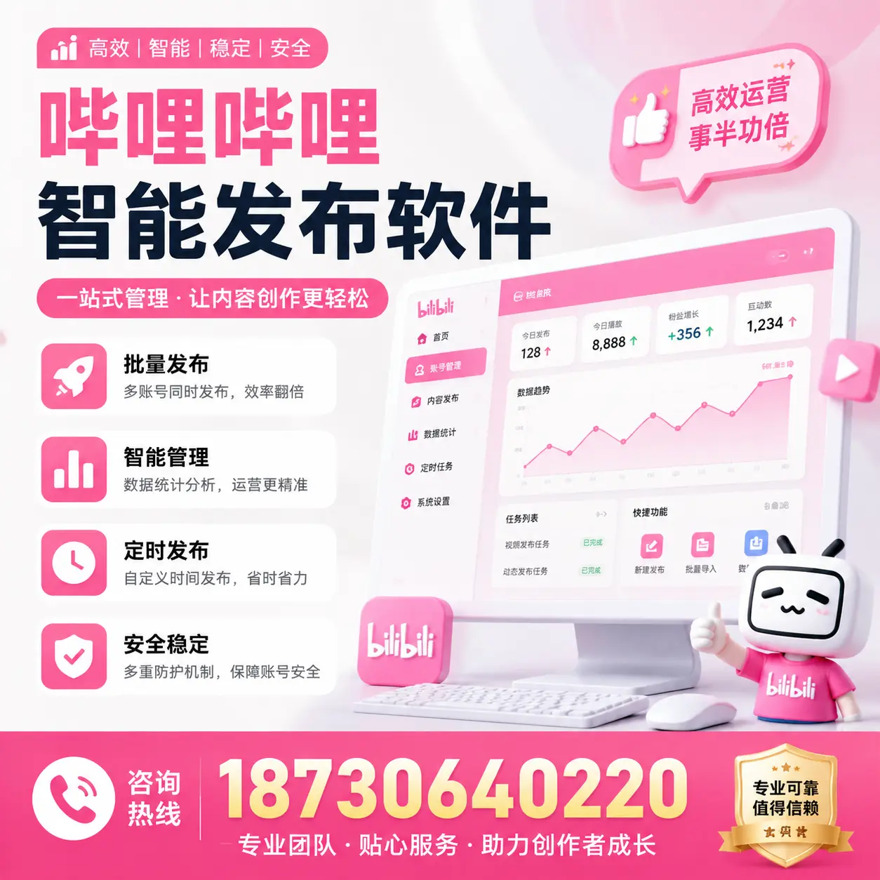 如何评估哔哩哔哩智能发布软件的ROI？白城 企业必读